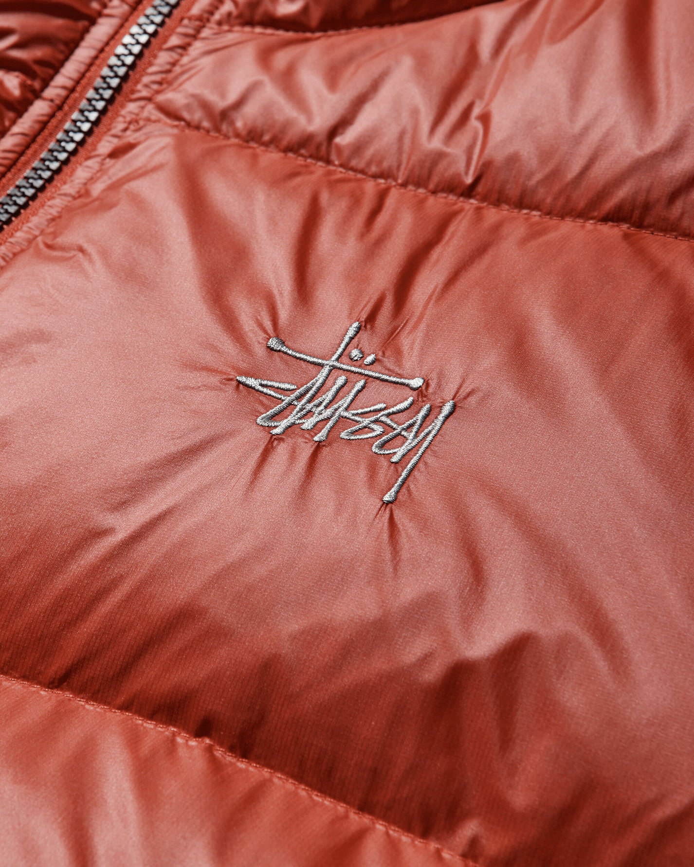 Stüssy Micro Ripstop Down Mock Red Coats and Jackets Down Jackets 115877SJ 0601