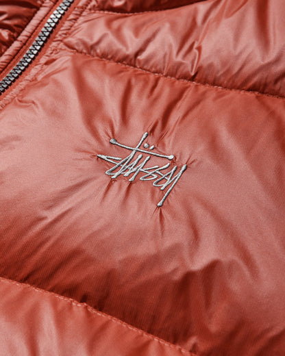 Stüssy Micro Ripstop Down Mock Red Coats and Jackets Down Jackets 115877SJ 0601