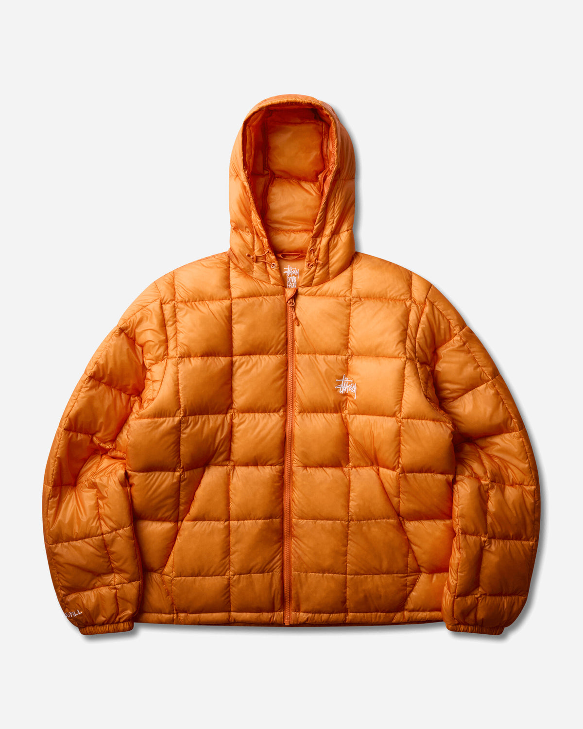 Stüssy Midweight Hooded Puffer Orange Coats and Jackets Down Jackets 115856SJ 0602