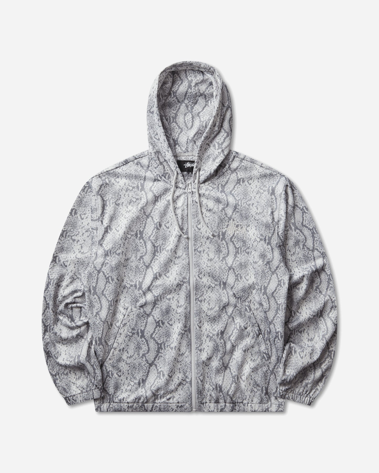 Stüssy Athletic Mesh Zip Hood Snake Sweatshirts Hoodies 1140391SJ 2681