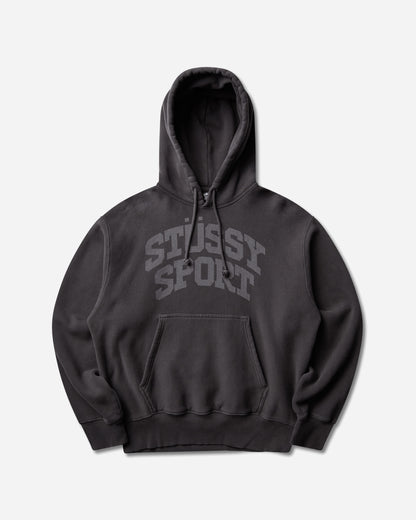 Stüssy Block Sport Gar. Dyed Hood Faded Black Sweatshirts Hoodies 1925217SJ FADED BLACK