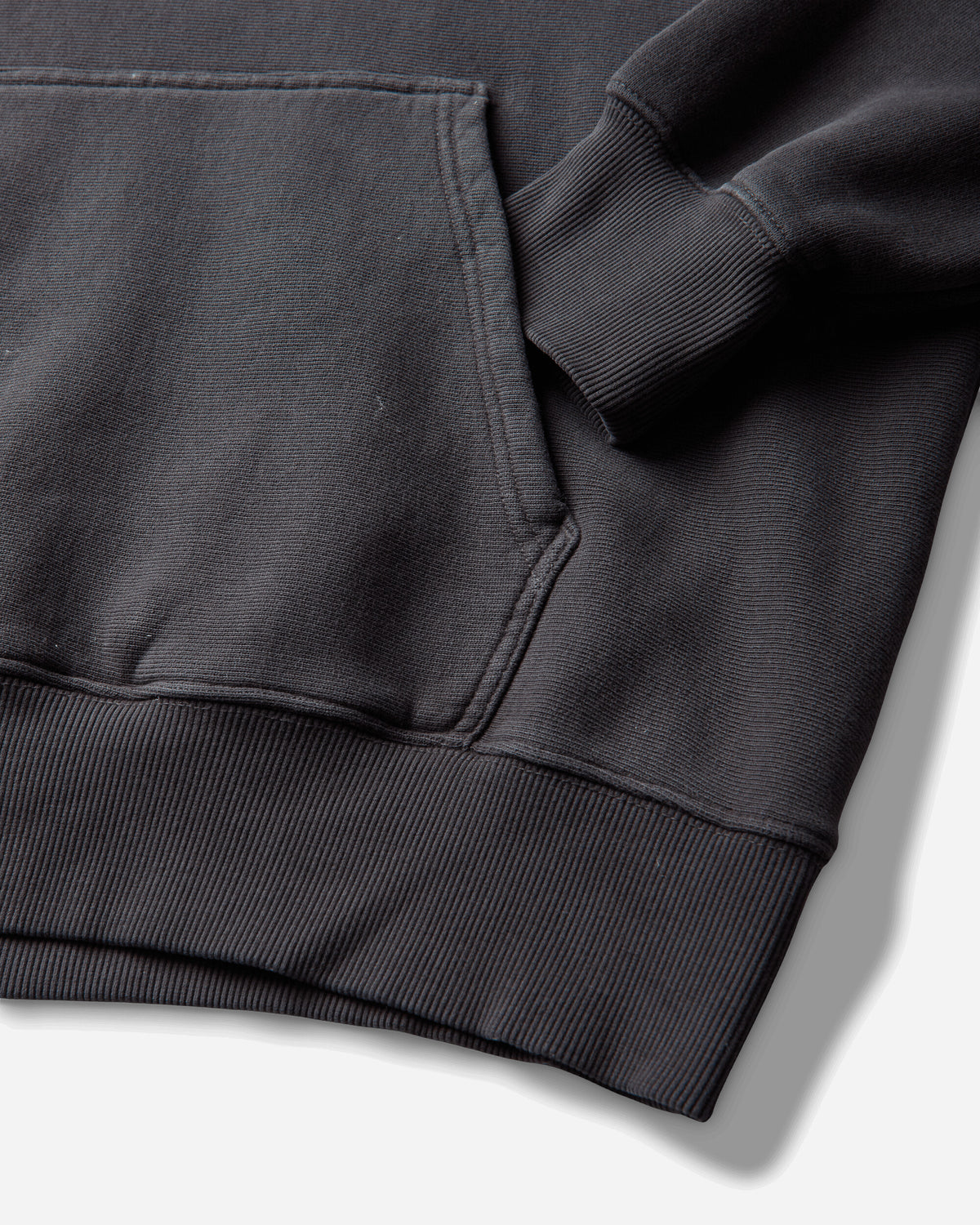 Stüssy Block Sport Gar. Dyed Hood Faded Black Sweatshirts Hoodies 1925217SJ FADED BLACK