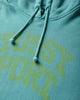 Stüssy Block Sport Gar. Dyed Hood Arctic Sweatshirts Hoodies 1925217SJ ARCTIC