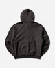 Stüssy Fleece Raglan Hood Washed Black Sweatshirts Hoodies 118572SJ 0034