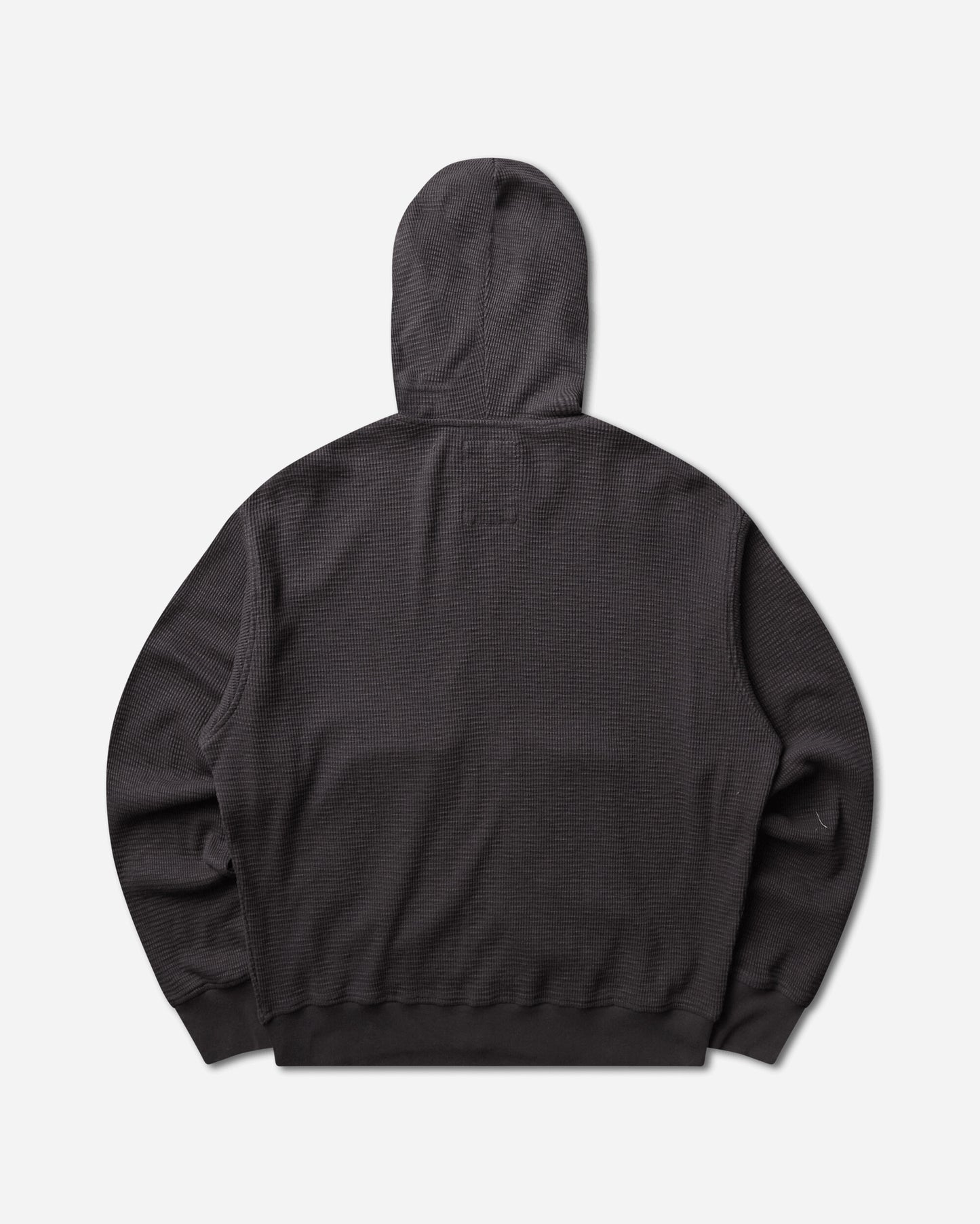 Stüssy Light Weight Thermal Hood Faded Black Sweatshirts Hoodies 1140410SJ 0090