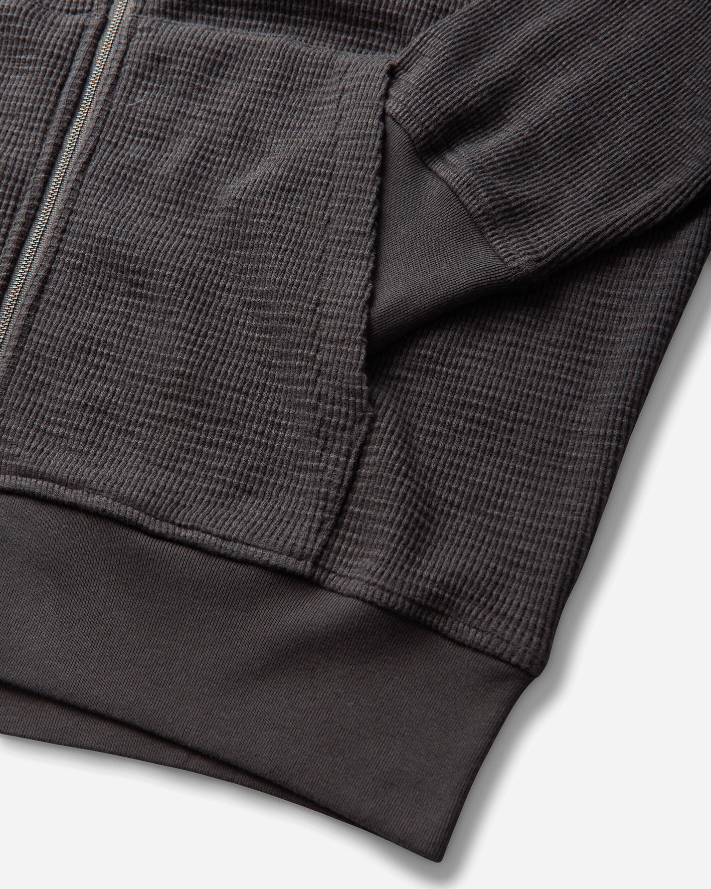 Stüssy Light Weight Thermal Hood Faded Black Sweatshirts Hoodies 1140410SJ 0090
