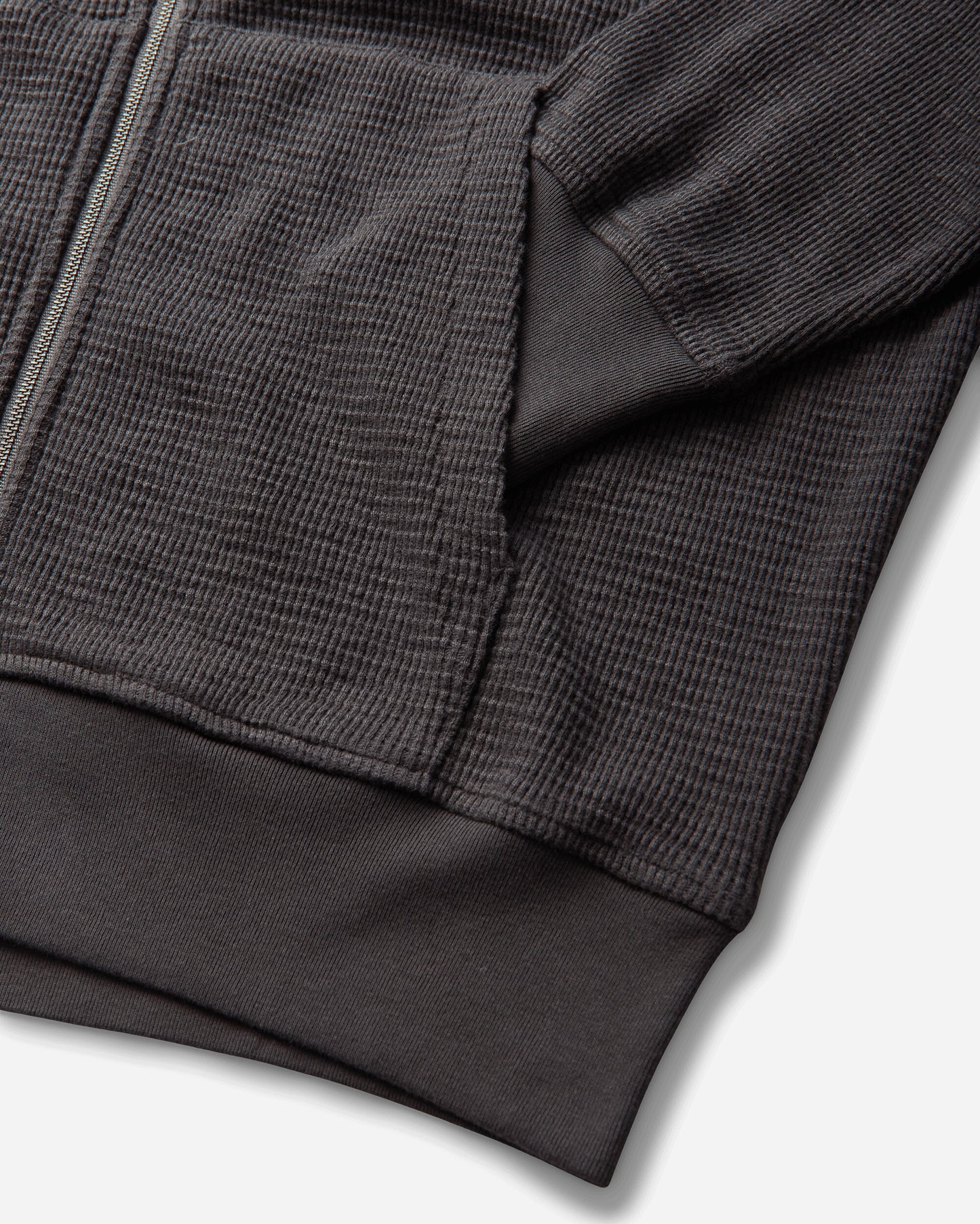 Stüssy Light Weight Thermal Hood Faded Black Sweatshirts Hoodies 1140410SJ 0090
