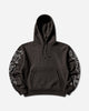 Stüssy Motif Print Hood Black Sweatshirts Hoodies 118605SJ 0001