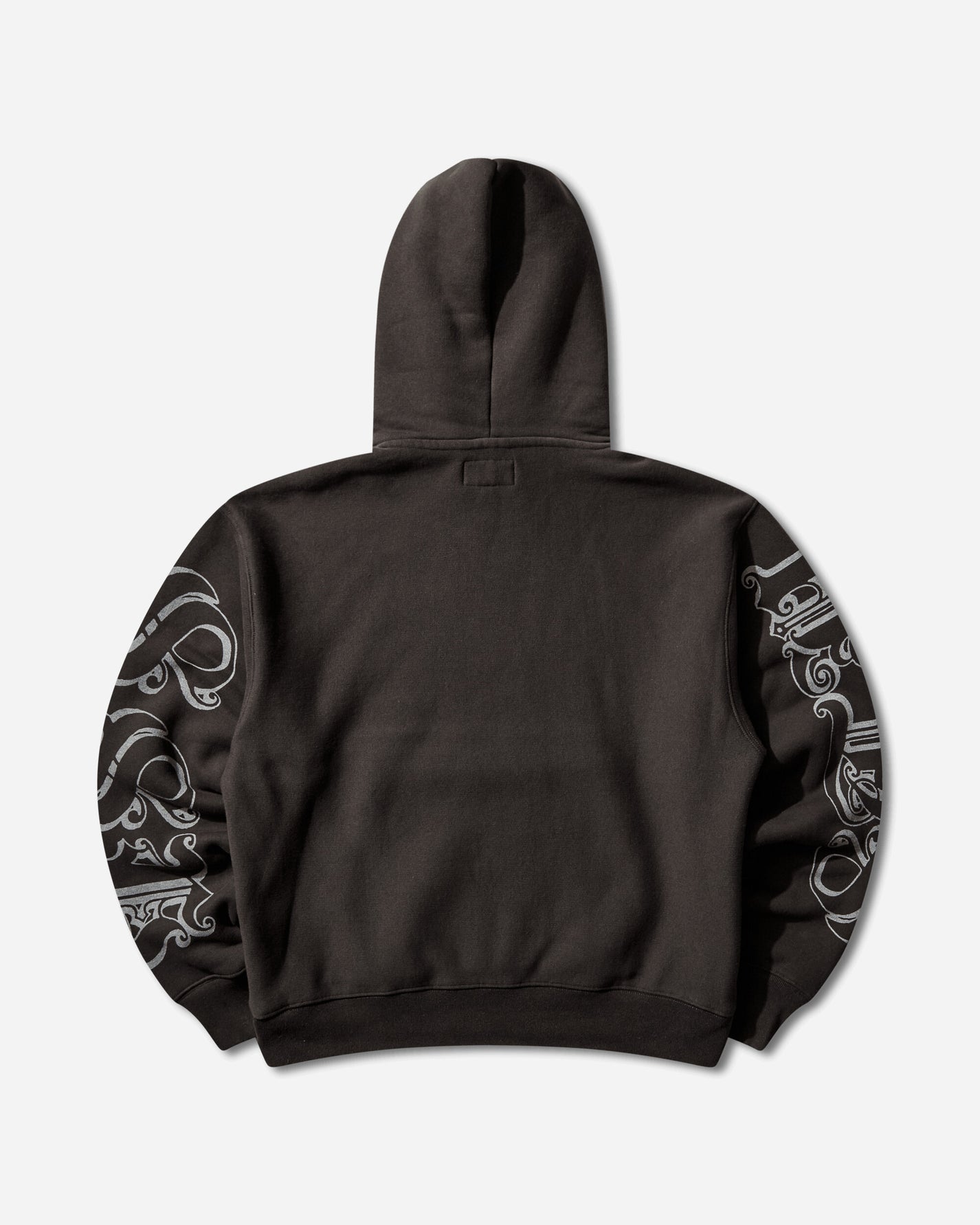 Stüssy Motif Print Hood Black Sweatshirts Hoodies 118605SJ 0001