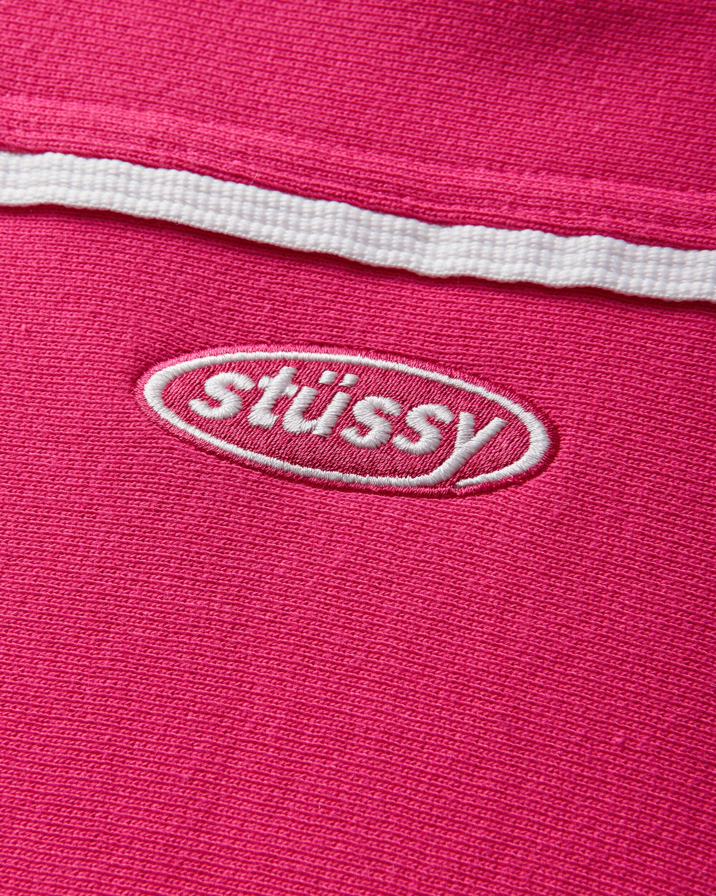 Stüssy Oval Pullover Hood Pink Sweatshirts Hoodies 118616SJ 0604