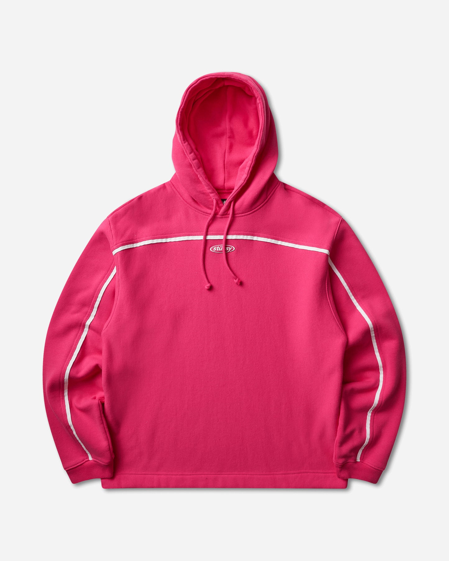 Stüssy Oval Pullover Hood Pink Sweatshirts Hoodies 118616SJ 0604