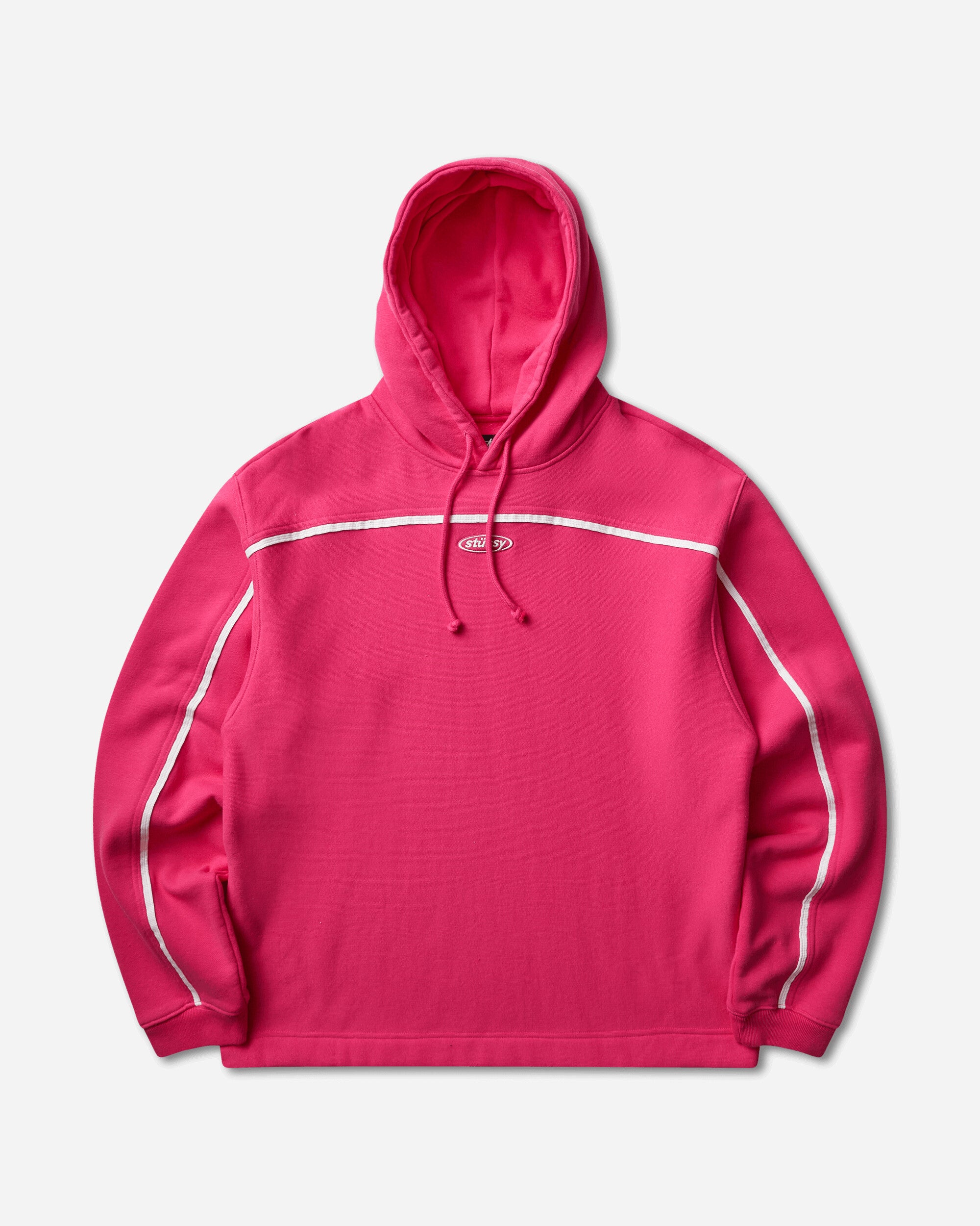 Stüssy Oval Pullover Hood Pink Sweatshirts Hoodies 118616SJ 0604