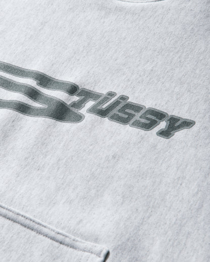 Stüssy Stretch Hood Ash Heather Sweatshirts Hoodies 1925145SJ 0062