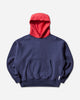 Stüssy Two Tone Hood Faded Blue Sweatshirts Hoodies 118584 0848