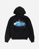 Stüssy Wave Oval Hood Black Sweatshirts Hoodies 1925181SJ 0001