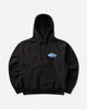 Stüssy Wave Oval Hood Black Sweatshirts Hoodies 1925181SJ 0001