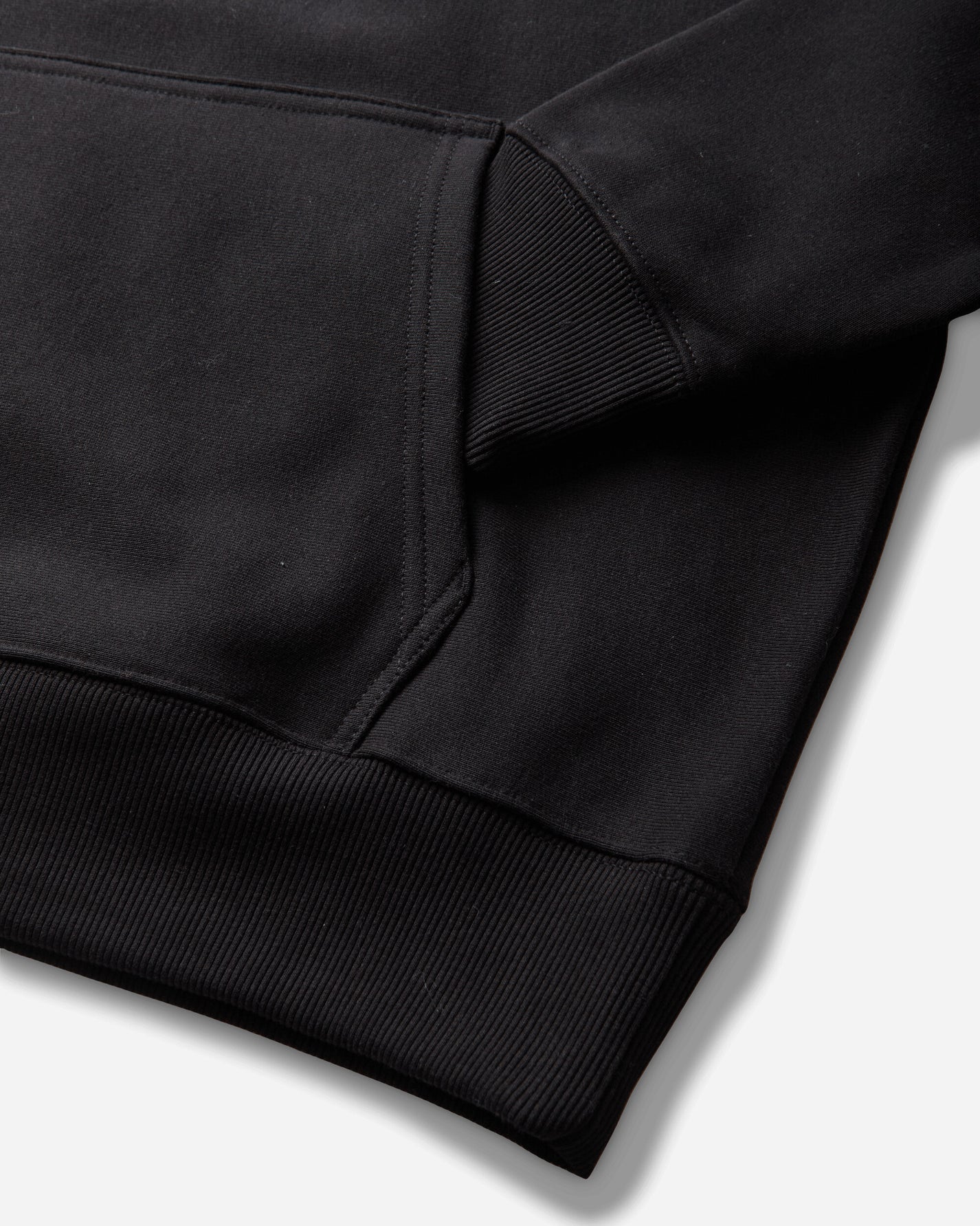 Stüssy Wave Oval Hood Black Sweatshirts Hoodies 1925181SJ 0001