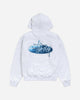 Stüssy Wave Oval Hood Ash Heather Sweatshirts Hoodies 1925181SJ 0062