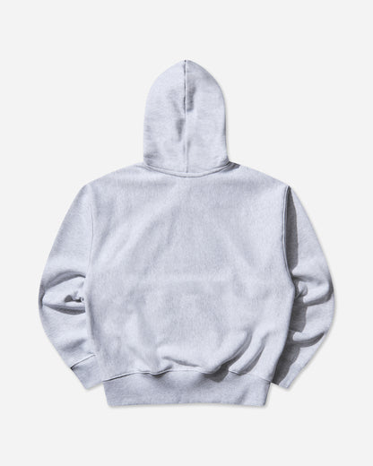 Stüssy Worldwide Dot Hood Ash Heather Sweatshirts Hoodies 1925121 0062