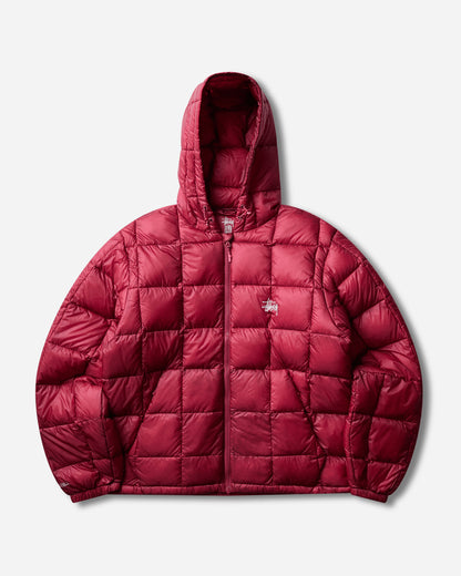 Stüssy Midweight Hooded Puffer Fuchsia Coats and Jackets Jackets 115856SJ 0678
