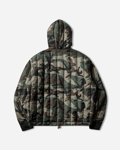 Stüssy Work Jacket Quilted Nylon Woodland Camo Coats and Jackets Jackets 115858SJ 0423
