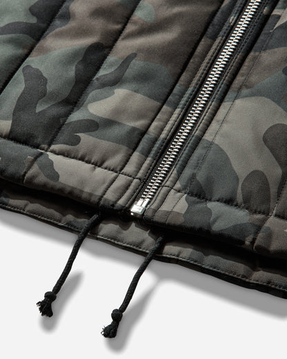 Stüssy Work Jacket Quilted Nylon Woodland Camo Coats and Jackets Jackets 115858SJ 0423