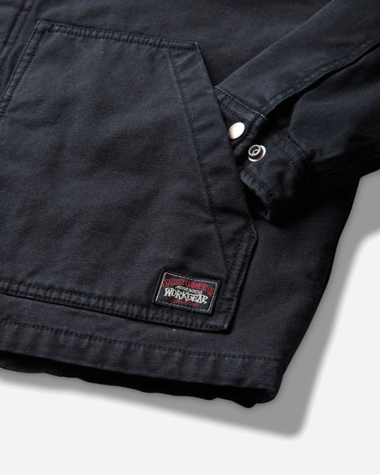 Stüssy Workgear Jacket Black Coats and Jackets Jackets 115785SJ 0001