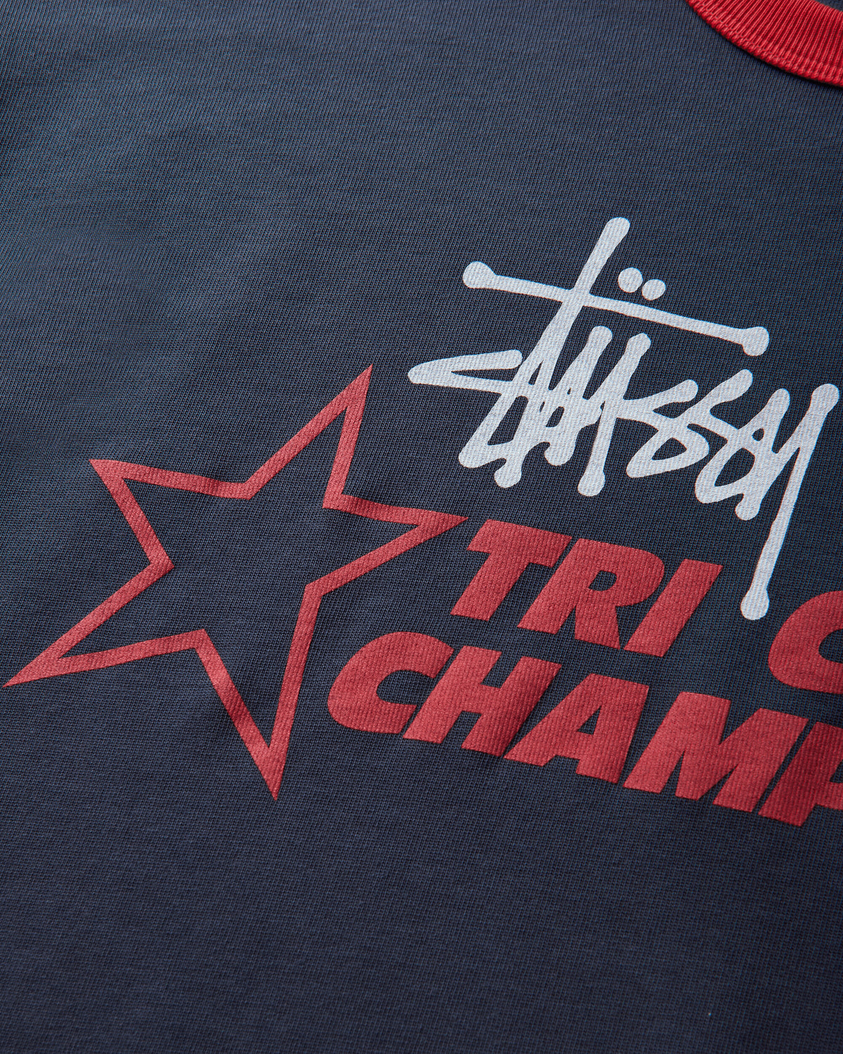 Stüssy Ls Ringer Tee Ink T-Shirts Longsleeve 1140400SJ 0864