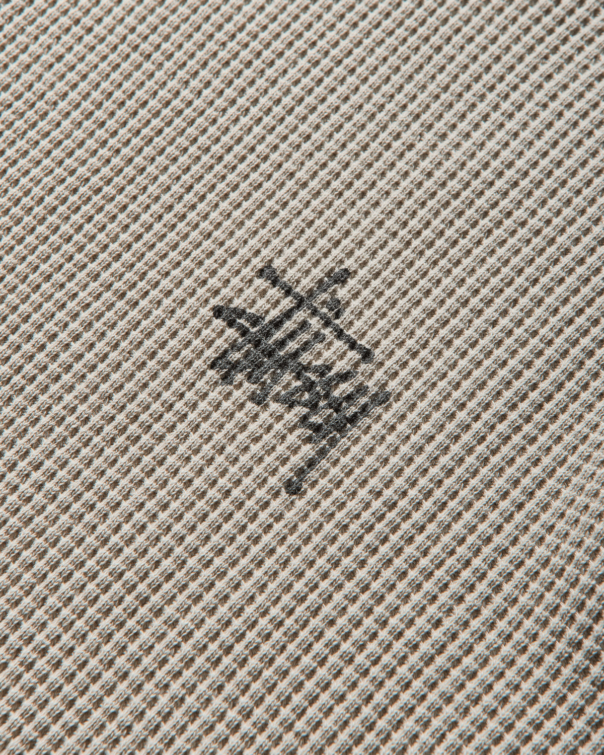 Stüssy Raglan Thermal Basic Stock Bone T-Shirts Longsleeve 1140356SJ 1207