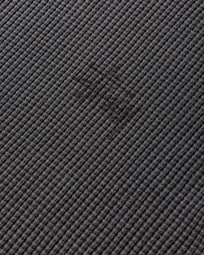 Stüssy Raglan Thermal Basic Stock Washed Black T-Shirts Longsleeve 1140356SJ 0034