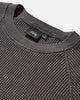 Stüssy Raglan Thermal Basic Stock Washed Black T-Shirts Longsleeve 1140356SJ 0034