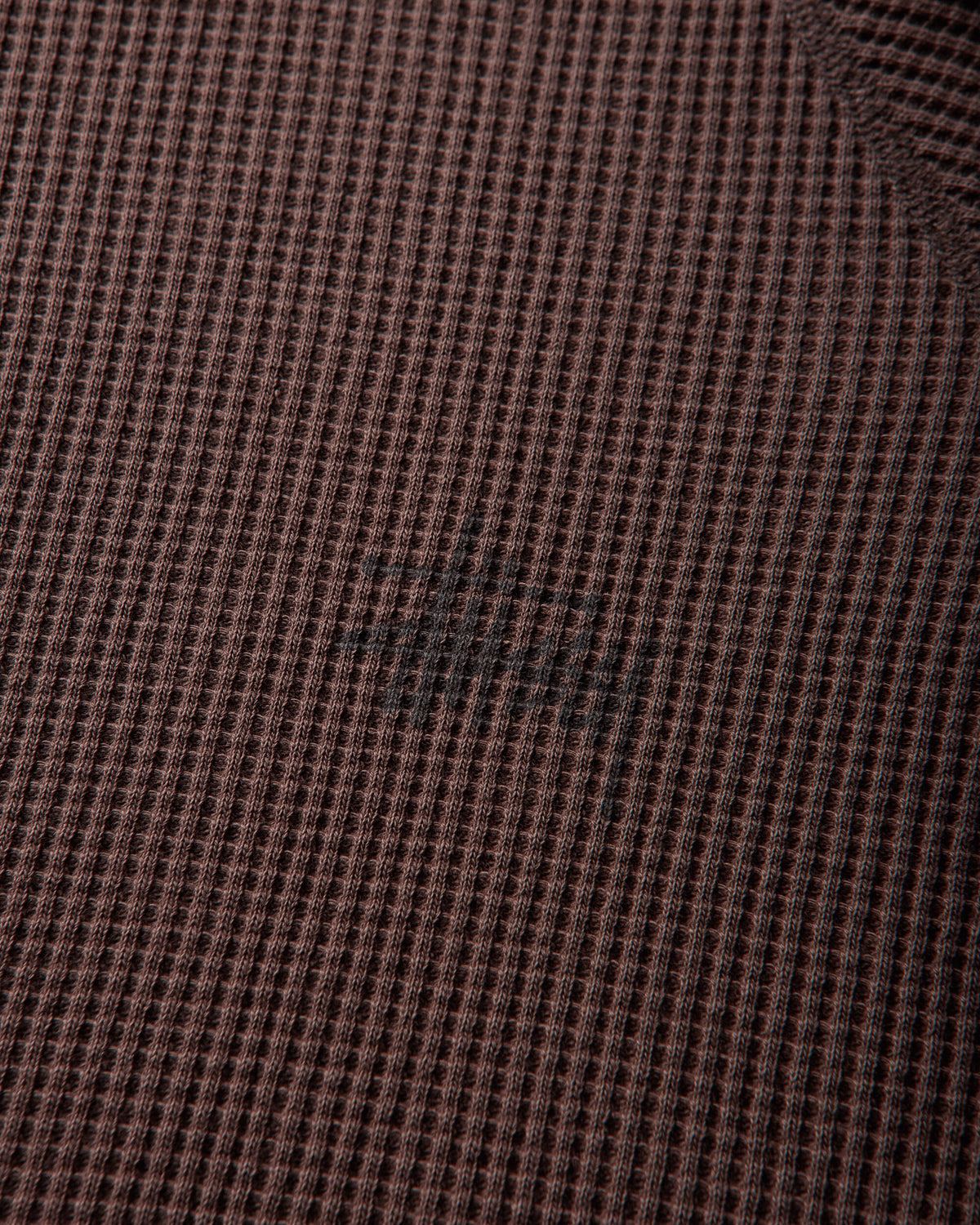 Stüssy Raglan Thermal Basic Stock Brown T-Shirts Longsleeve 1140356SJ 1001