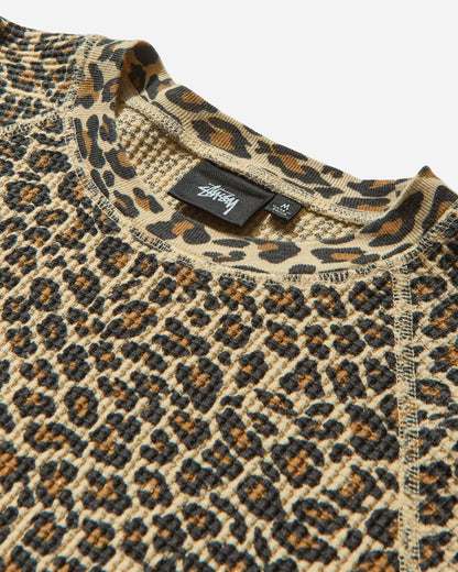 Stüssy Raglan Thermal Basic Stock Leopard T-Shirts Longsleeve 1140356 923