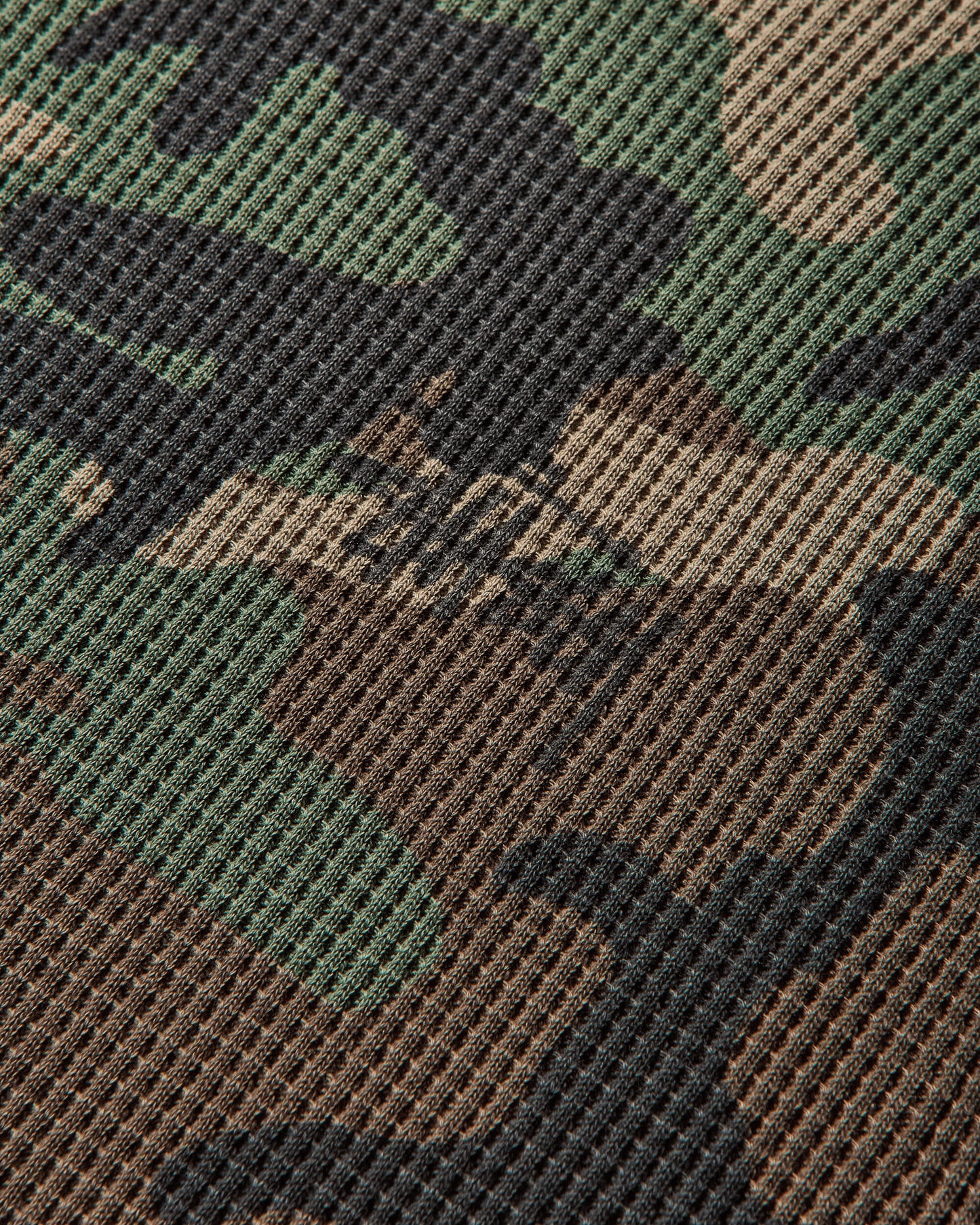 Stüssy Raglan Thermal Basic Stock Woodland Camo T-Shirts Longsleeve 1140356SJ 0423