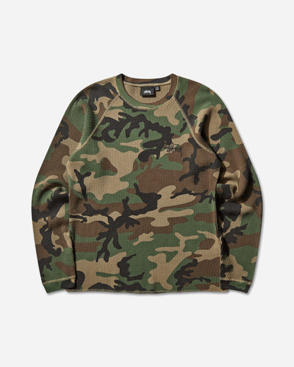 Stüssy Raglan Thermal Basic Stock Woodland Camo T-Shirts Longsleeve 1140356SJ 0423