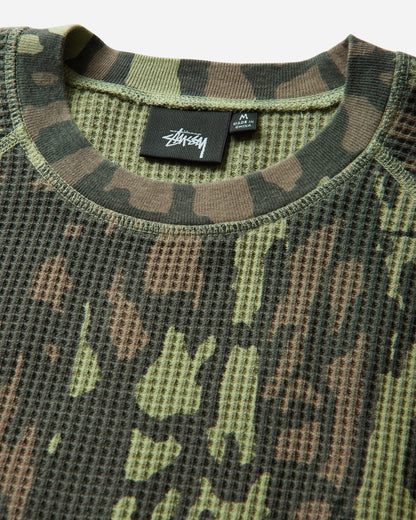 Stüssy Raglan Thermal Basic Stock Tree Bark Camo T-Shirts Longsleeve 1140356SJ 3104