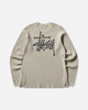 Stüssy Raglan Thermal Basic Stock Bone T-Shirts Longsleeve 1140356SJ 1207