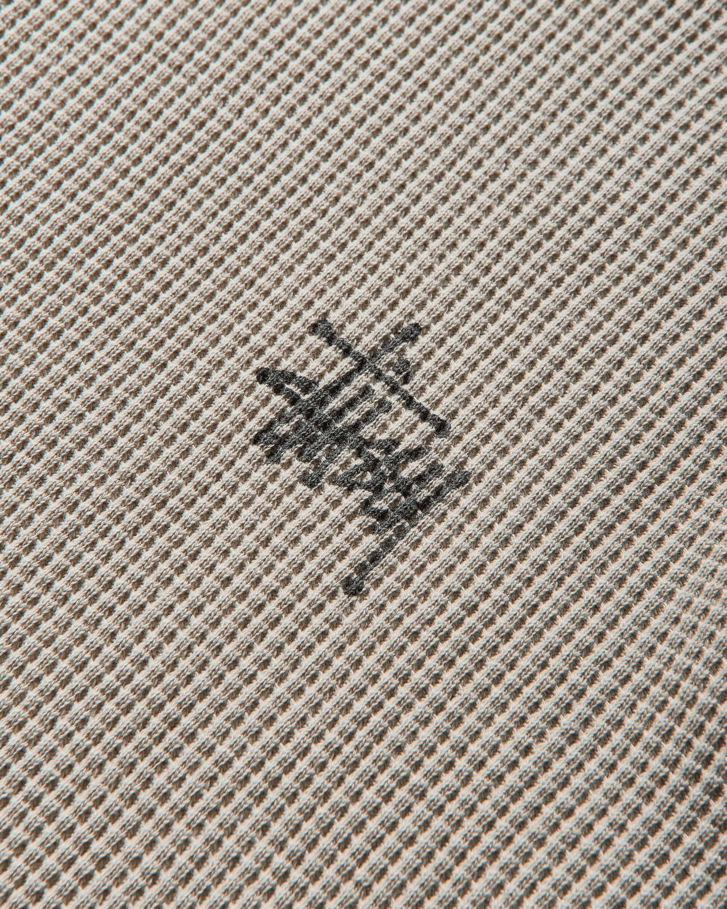 Stüssy Raglan Thermal Basic Stock Bone T-Shirts Longsleeve 1140356SJ 1207