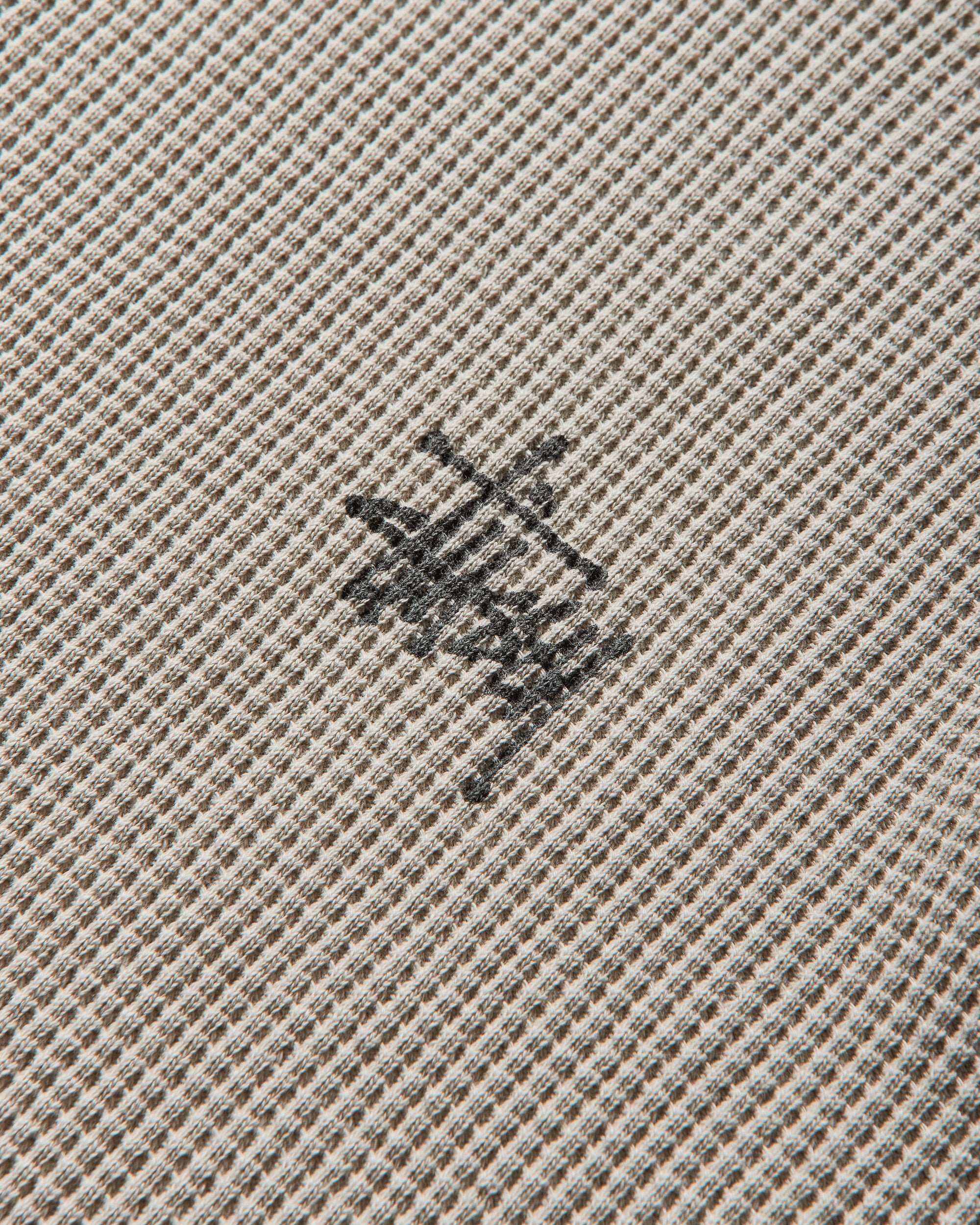 Stüssy Raglan Thermal Basic Stock Bone T-Shirts Longsleeve 1140356SJ 1207