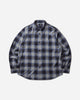 Stüssy Beach Ombre Plaid Shirt Black Shirts Longsleeve Shirt 1110391SJ 0001