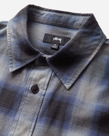 Stüssy Beach Ombre Plaid Shirt Black Shirts Longsleeve Shirt 1110391SJ 0001