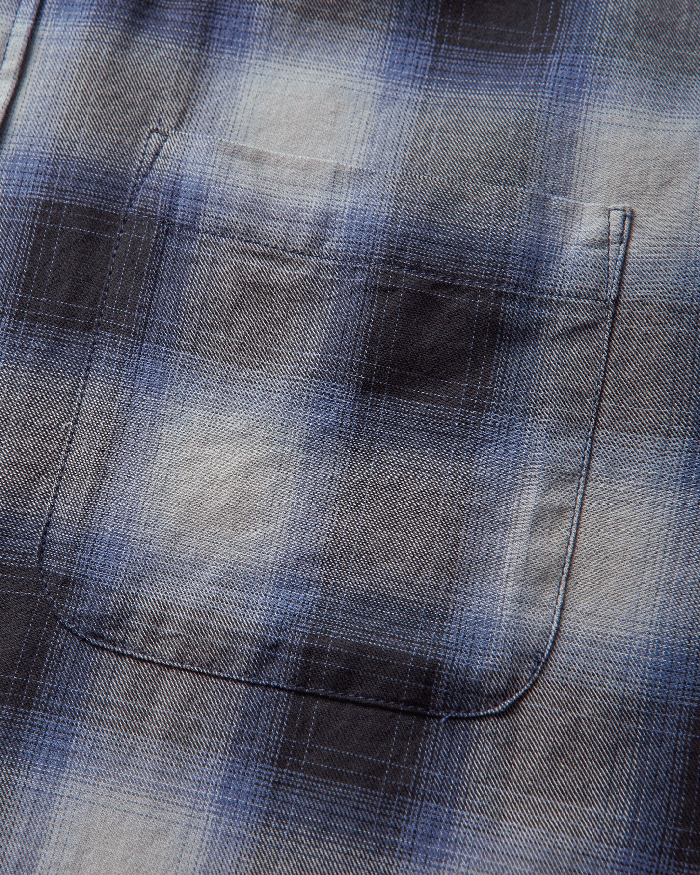 Stüssy Beach Ombre Plaid Shirt Black Shirts Longsleeve Shirt 1110391SJ 0001