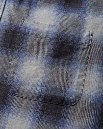 Stüssy Beach Ombre Plaid Shirt Black Shirts Longsleeve Shirt 1110391SJ 0001