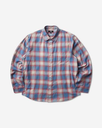 Stüssy Beach Ombre Plaid Shirt Blue Shirts Longsleeve Shirt 1110391SJ 0801