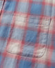 Stüssy Beach Ombre Plaid Shirt Blue Shirts Longsleeve Shirt 1110391SJ 0801