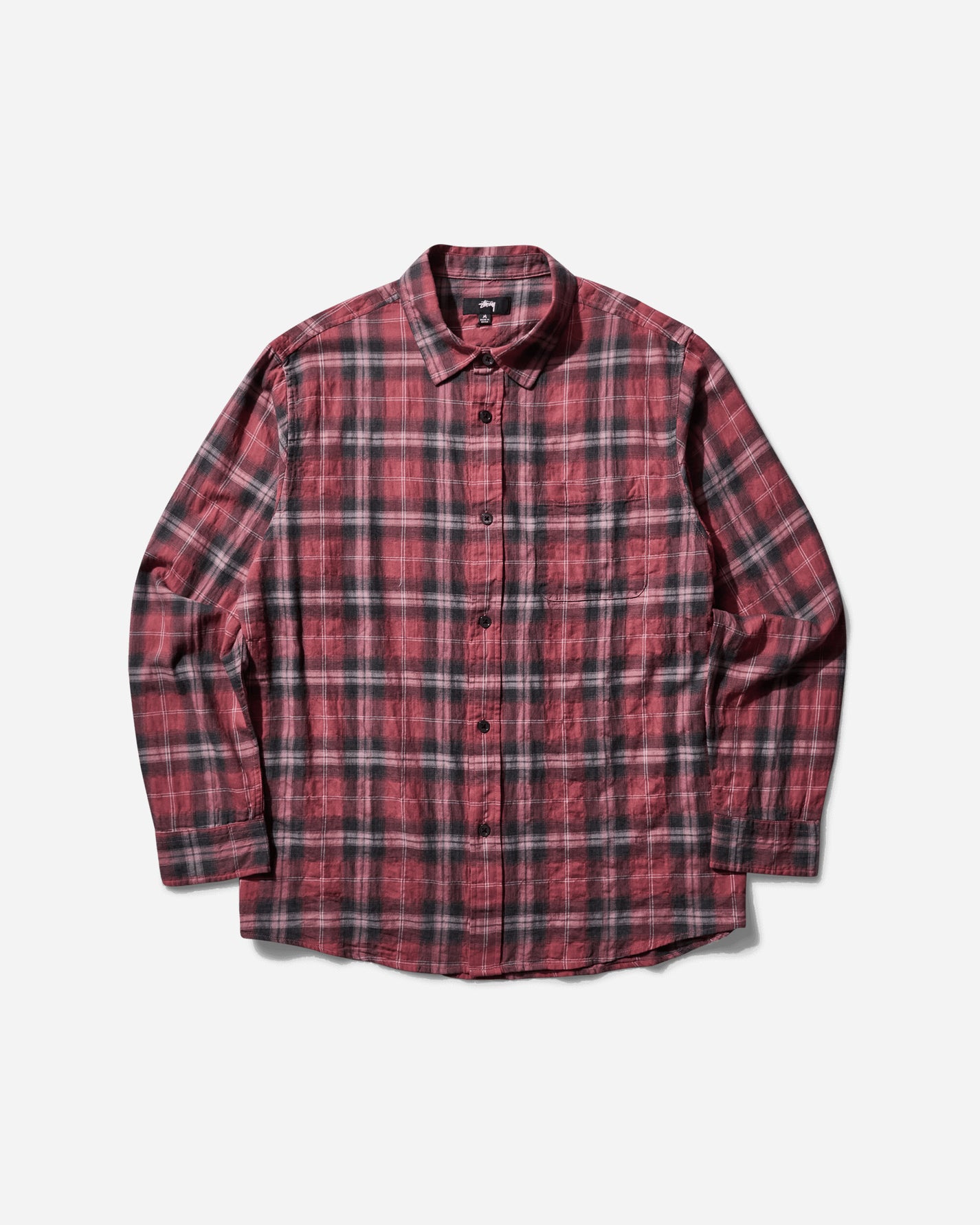 Stüssy Beach Plaid Shirt Red Shirts Longsleeve Shirt 1110358SJ 0601