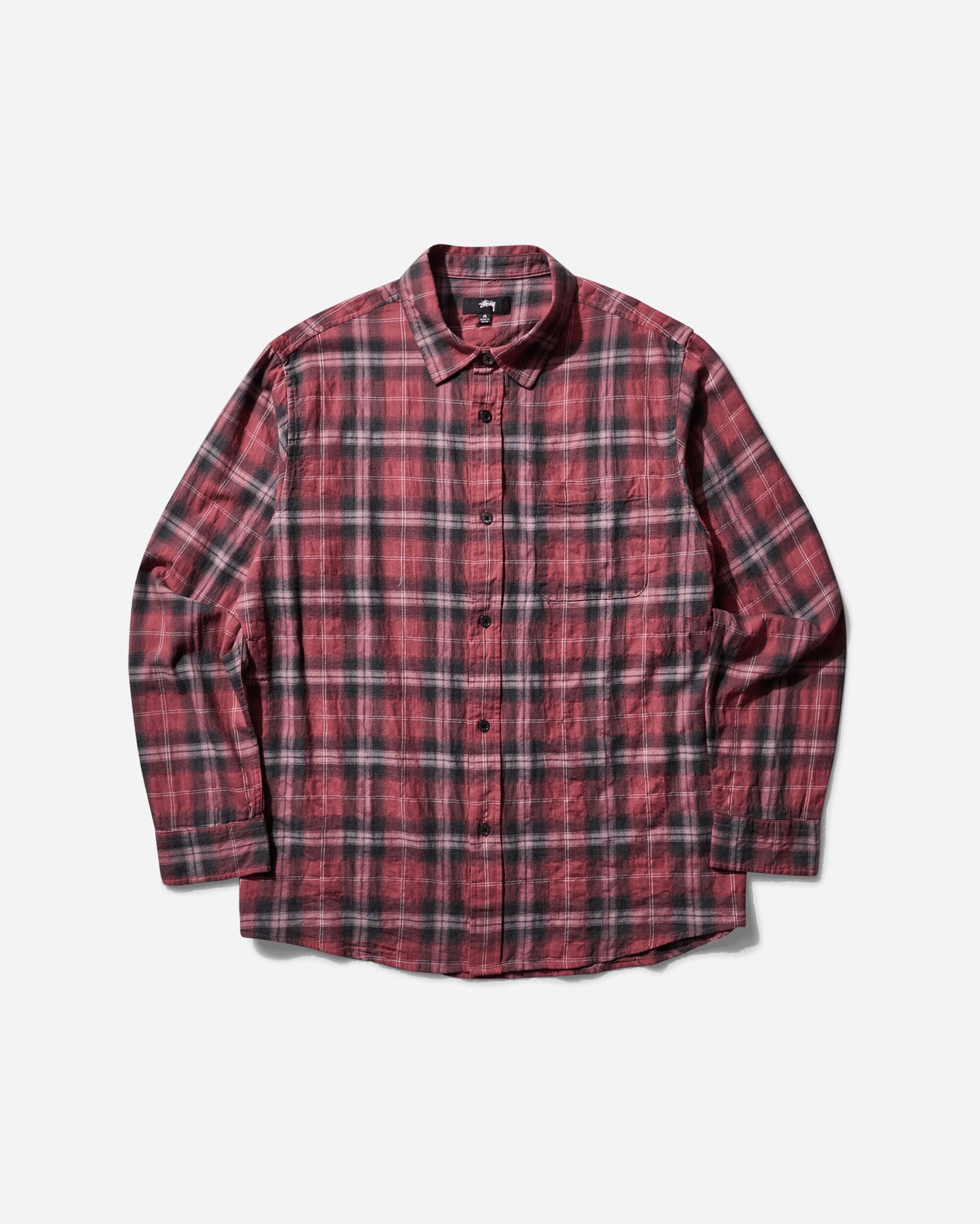 Stüssy Beach Plaid Shirt Red Shirts Longsleeve Shirt 1110358SJ 0601