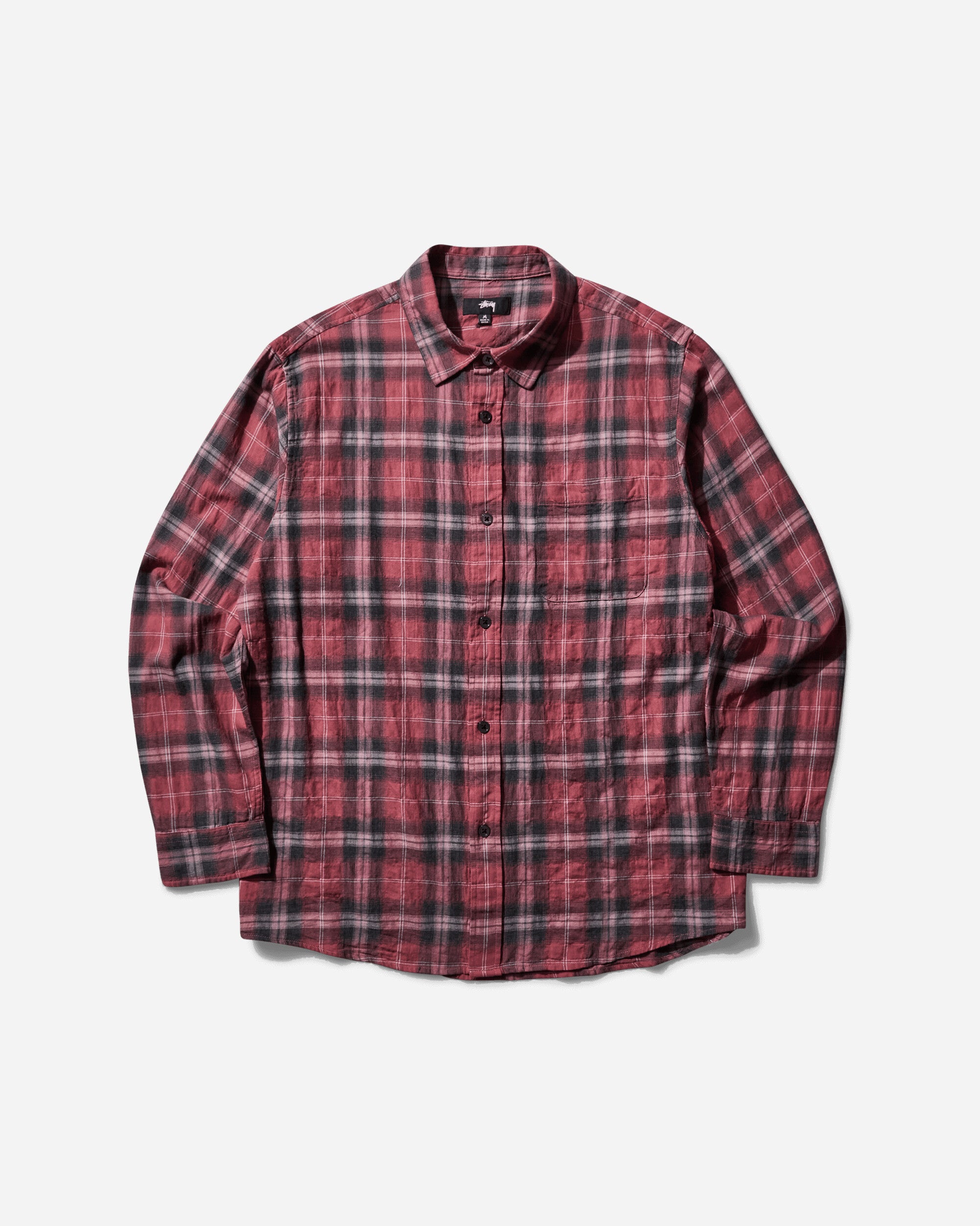 Stüssy Beach Plaid Shirt Red Shirts Longsleeve Shirt 1110358SJ 0601