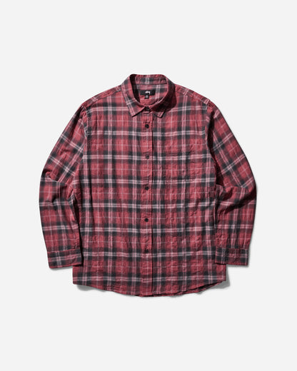 Stüssy Beach Plaid Shirt Red Shirts Longsleeve Shirt 1110358SJ 0601