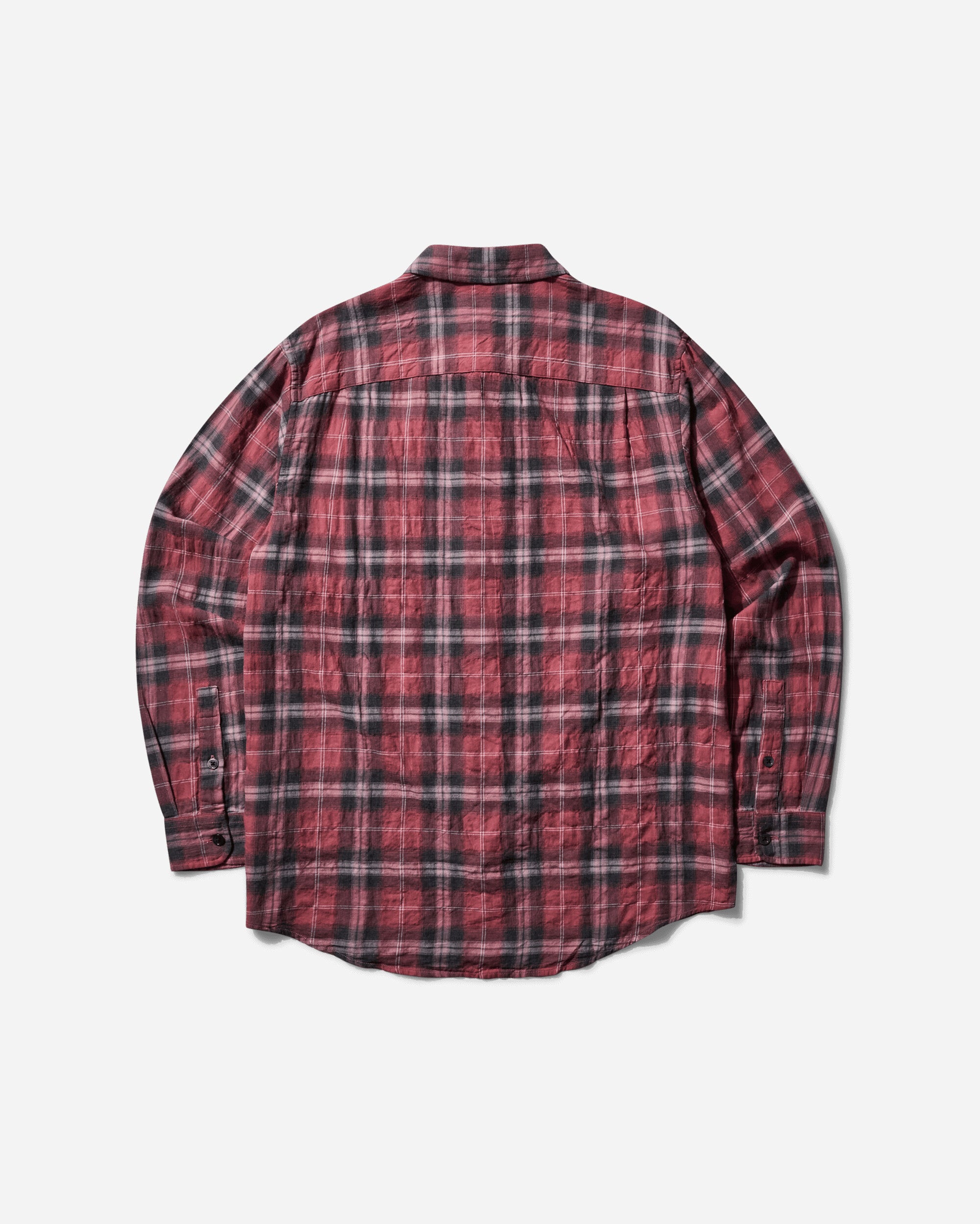 Stüssy Beach Plaid Shirt Red Shirts Longsleeve Shirt 1110358SJ 0601